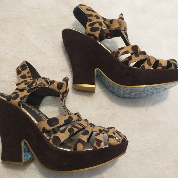 Irregular Choice Mumba Platforms Sz 10 - Picture 2 of 10